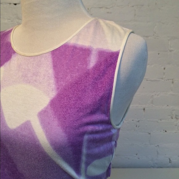 Halston Heritage Inkblot Ruched Bodycon Midi Dress - Picture 4 of 8